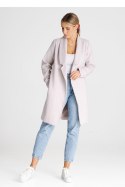 Płaszcz Damski Model M990 Beige - Figl Figl Płaszcz Damski Model M990 Beige - Figl Figl