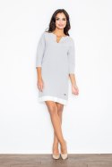 Sukienka Model 333 Grey - Figl Figl Sukienka Model 333 Grey - Figl Figl
