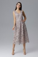 Sukienka Model M639 Beige - Figl Figl Sukienka Model M639 Beige - Figl Figl