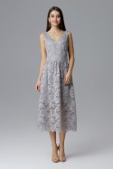 Sukienka Model M639 Grey - Figl Figl Sukienka Model M639 Grey - Figl Figl