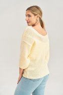 Sweter Damski Model M994 Yellow - Figl Figl Sweter Damski Model M994 Yellow - Figl Figl