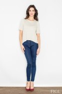 Bluzka M436 Ecru - Figl Figl Bluzka M436 Ecru - Figl Figl