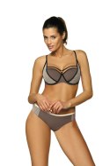 Kostium dwuczęściowy Kostium Kąpielowy Model Charlotte Dark Taupe M-495 Mokka - Marko Marko Kostium dwuczęściowy Kostium Kąpielowy Model Charlotte Dark Taupe M-495 Mokka - Marko Marko
