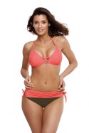 Kostium dwuczęściowy Kostium kąpielowy Model Athena Green-Coral M-552 Coral/Khaki - Marko Marko Kostium dwuczęściowy Kostium kąpielowy Model Athena Green-Coral M-552 Coral/Khaki - Marko Marko