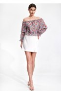 Spódnica Model M866 Ecru - Figl Figl Spódnica Model M866 Ecru - Figl Figl