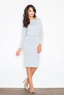 Sukienka Model 326 Grey - Figl Figl Sukienka Model 326 Grey - Figl Figl