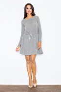 Sukienka Model 334 Dark Grey - Figl Figl Sukienka Model 334 Dark Grey - Figl Figl