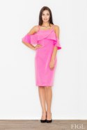 Sukienka Model M478 Dark Pink - Figl Figl Sukienka Model M478 Dark Pink - Figl Figl