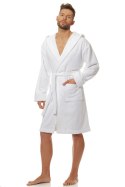 Szlafrok Męski Model 2103 White - L&L collection L&L collection Szlafrok Męski Model 2103 White - L&L collection L&L collection
