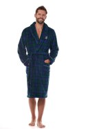 Szlafrok Męski Model Hero Long 2455 Granatowy - L&L collection L&L collection Szlafrok Męski Model Hero Long 2455 Granatowy - L&L collection L&L collection