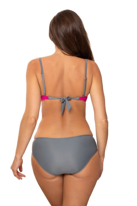 Kostium dwuczęściowy Kostium kąpielowy Model Gilari M-676 Grey/Malina - Marko Marko Kostium dwuczęściowy Kostium kąpielowy Model Gilari M-676 Grey/Malina - Marko Marko