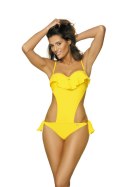 Jednoczęściowy strój kąpielowy Kostium kąpielowy Model Carmen Amarillis M-468 Yellow - Marko Marko Jednoczęściowy strój kąpielowy Kostium kąpielowy Model Carmen Amarillis M-468 Yellow - Marko Marko