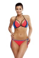 Kostium dwuczęściowy Kostium Kąpielowy Model Lara Nectarine Ortensia-Blu M-511 Coral/Blue - Marko Marko Kostium dwuczęściowy Kostium Kąpielowy Model Lara Nectarine Ortensia-Blu M-511 Coral/Blue - Marko Marko