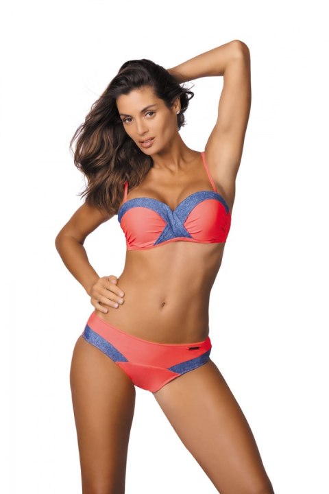 Kostium dwuczęściowy Kostium Kąpielowy Model Melinda Granatina M-395 Orange - Marko Marko Kostium dwuczęściowy Kostium Kąpielowy Model Melinda Granatina M-395 Orange - Marko Marko