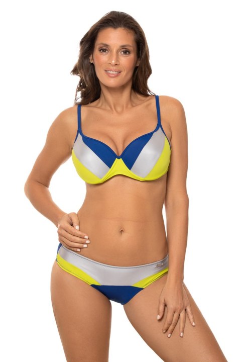 Kostium dwuczęściowy Kostium kąpielowy Model Gilari M-676 Blue/Limonka - Marko Marko Kostium dwuczęściowy Kostium kąpielowy Model Gilari M-676 Blue/Limonka - Marko Marko