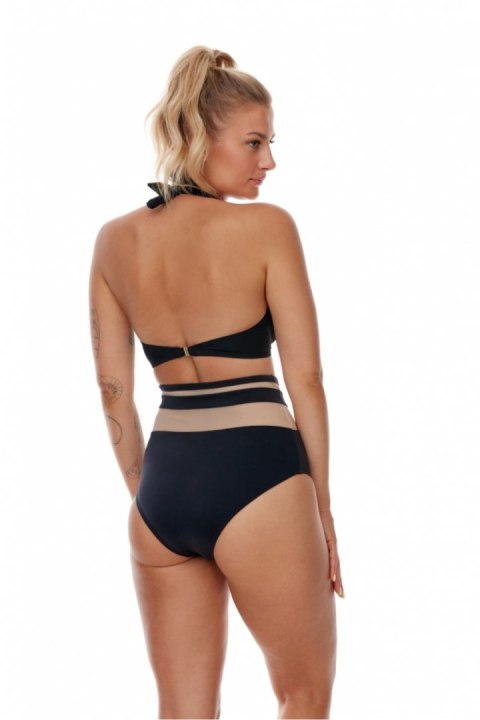 Kostium dwuczęściowy Figi kąpielowe Model Devon Braletka Wysoki pas Black - Lupo Line Lupo Line Kostium dwuczęściowy Figi kąpielowe Model Devon Braletka Wysoki pas Black - Lupo Line Lupo Line