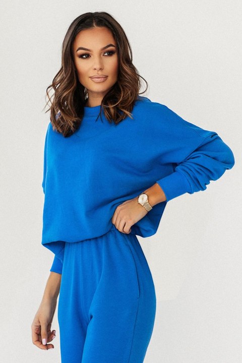 Bluza Damska Model Morelli D30 Blue - IVON IVON Bluza Damska Model Morelli D30 Blue - IVON IVON