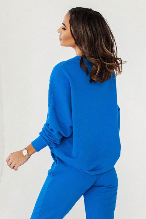 Bluza Damska Model Morelli D30 Blue - IVON IVON Bluza Damska Model Morelli D30 Blue - IVON IVON