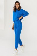 Bluza Damska Model Morelli D30 Blue - IVON IVON Bluza Damska Model Morelli D30 Blue - IVON IVON