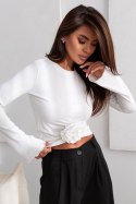 Bluzka Model Rose B61 Ecru - IVON IVON Bluzka Model Rose B61 Ecru - IVON IVON