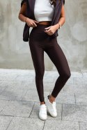 Legginsy Model Naomar T29 Chocolate - IVON IVON Legginsy Model Naomar T29 Chocolate - IVON IVON