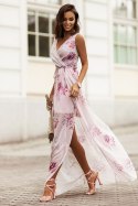 Sukienka Model Dolores 338 Powder Pink - IVON IVON Sukienka Model Dolores 338 Powder Pink - IVON IVON