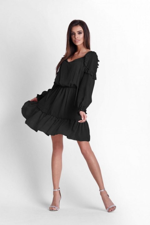 Sukienka Model Felicia 245 Black - IVON IVON Sukienka Model Felicia 245 Black - IVON IVON