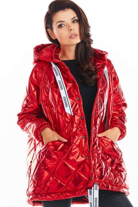 Kurtka Damska Model A385 Red Pikówka - awama Awama