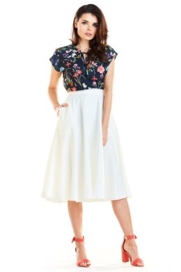 Spódnica Model A256 Ecru - awama Awama