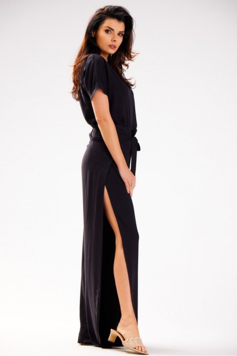 Spodnie Damskie Model A589 Black - awama Awama Spodnie Damskie Model A589 Black - awama Awama