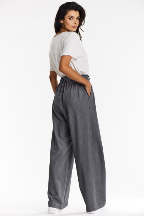 Spodnie Damskie Model A674 Grey - awama Awama Spodnie Damskie Model A674 Grey - awama Awama