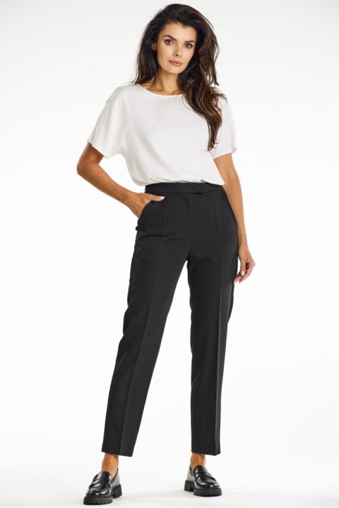 Spodnie Damskie Model A675 Black - awama Awama Spodnie Damskie Model A675 Black - awama Awama