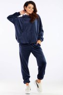 Spodnie Dresowe Model A459 Navy - awama Awama Spodnie Dresowe Model A459 Navy - awama Awama
