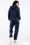 Spodnie Dresowe Model A459 Navy - awama Awama Spodnie Dresowe Model A459 Navy - awama Awama
