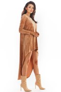 Sukienka Model A379 Beige Welur - awama Awama Sukienka Model A379 Beige Welur - awama Awama