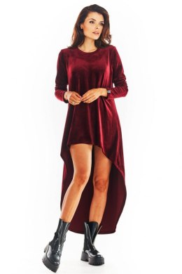 Sukienka Model A379 Bordo Welur - awama Awama