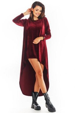 Sukienka Model A379 Bordo Welur - awama Awama