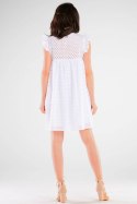 Sukienka Model A433 White - awama Awama Sukienka Model A433 White - awama Awama