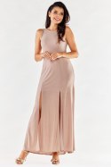 Sukienka Model A549 Beige - awama Awama Sukienka Model A549 Beige - awama Awama