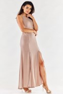 Sukienka Model A549 Beige - awama Awama Sukienka Model A549 Beige - awama Awama