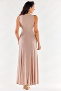 Sukienka Model A549 Beige - awama Awama Sukienka Model A549 Beige - awama Awama