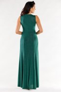 Sukienka Model A549 Bottle Green - awama Awama Sukienka Model A549 Bottle Green - awama Awama