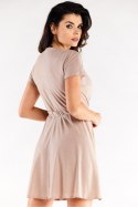 Sukienka Model A558 Beige - awama Awama Sukienka Model A558 Beige - awama Awama