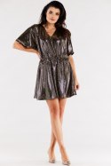 Sukienka Model A561 Gold Dots - awama Awama Sukienka Model A561 Gold Dots - awama Awama