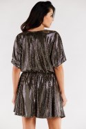 Sukienka Model A561 Gold Dots - awama Awama Sukienka Model A561 Gold Dots - awama Awama