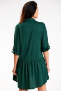 Sukienka Model A584 Bottle Green - awama Awama Sukienka Model A584 Bottle Green - awama Awama