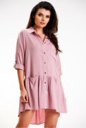 Sukienka Model A584 Dirty Pink - awama Awama Sukienka Model A584 Dirty Pink - awama Awama
