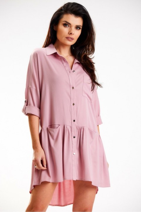 Sukienka Model A584 Dirty Pink - awama Awama Sukienka Model A584 Dirty Pink - awama Awama