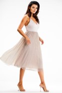 Sukienka Model A624 Beige - awama Awama Sukienka Model A624 Beige - awama Awama