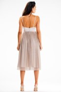 Sukienka Model A624 Beige - awama Awama Sukienka Model A624 Beige - awama Awama